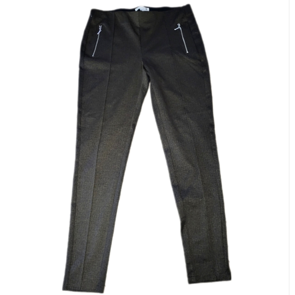 NWOT 89TH ÷ MADISON SKINNY PULL ON STYLE PANTS JEGGINGS BROWN SZ M